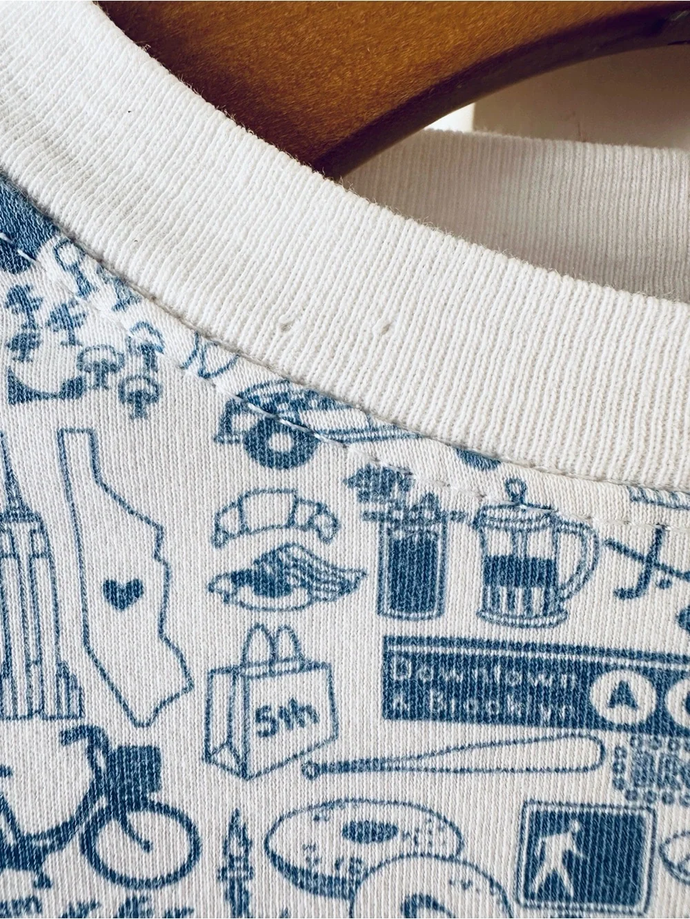 JOY STREET blue NYC pajama set